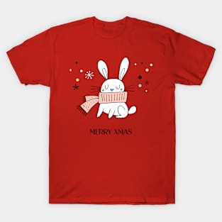 Xmas Doodle- Rabbit T-Shirt